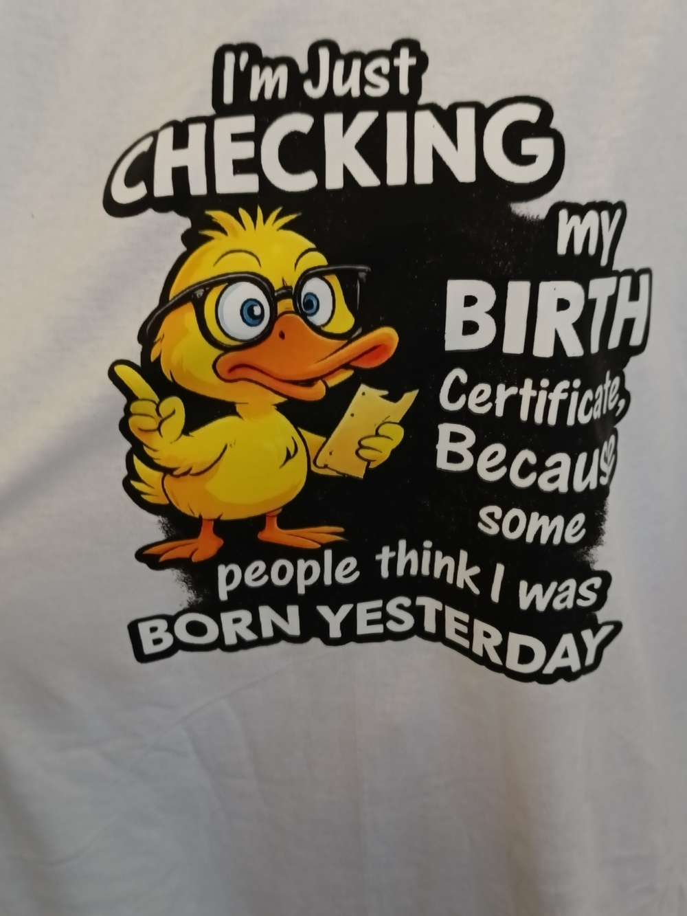 Checking My Birth Certificate Shirt New